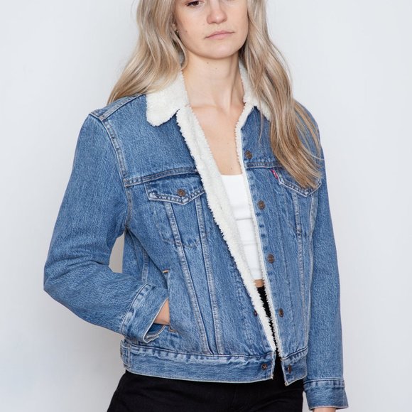 Levi's Sherpa Denim Jacket - Picture 1 of 5